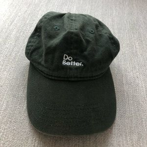 URBAN OUTFITTERS dark green ‘Do Better’ Cap